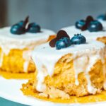 Blueberry Scones with Frosting